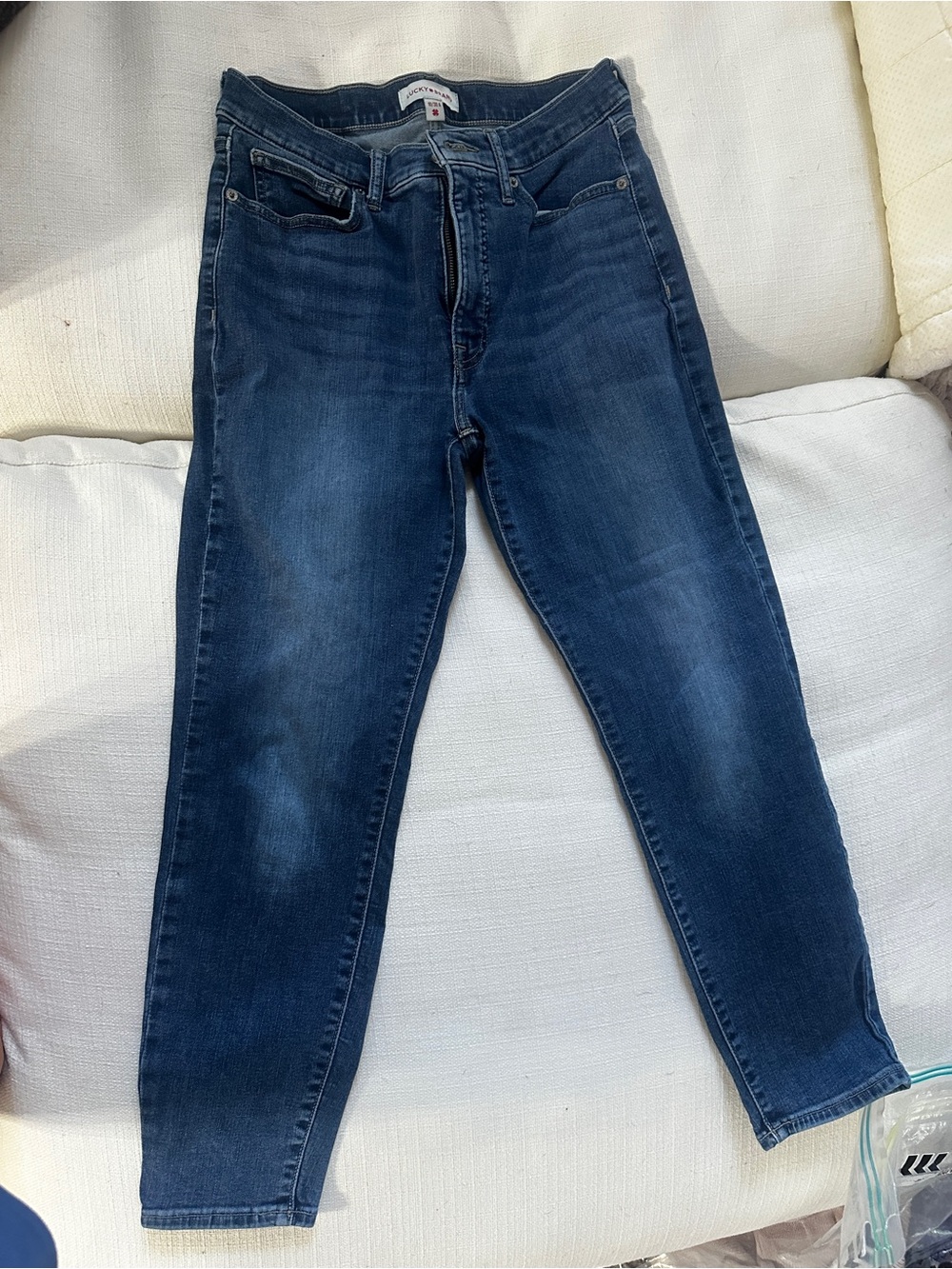 Lucky Brand Women’s Skinny Jeans — Dark Blue Wash